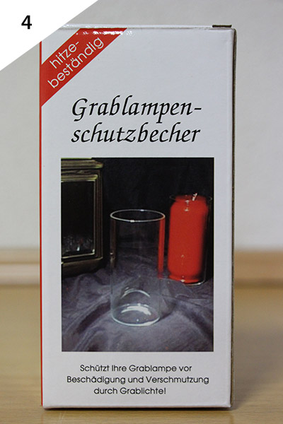 Grablampenschutzbecher